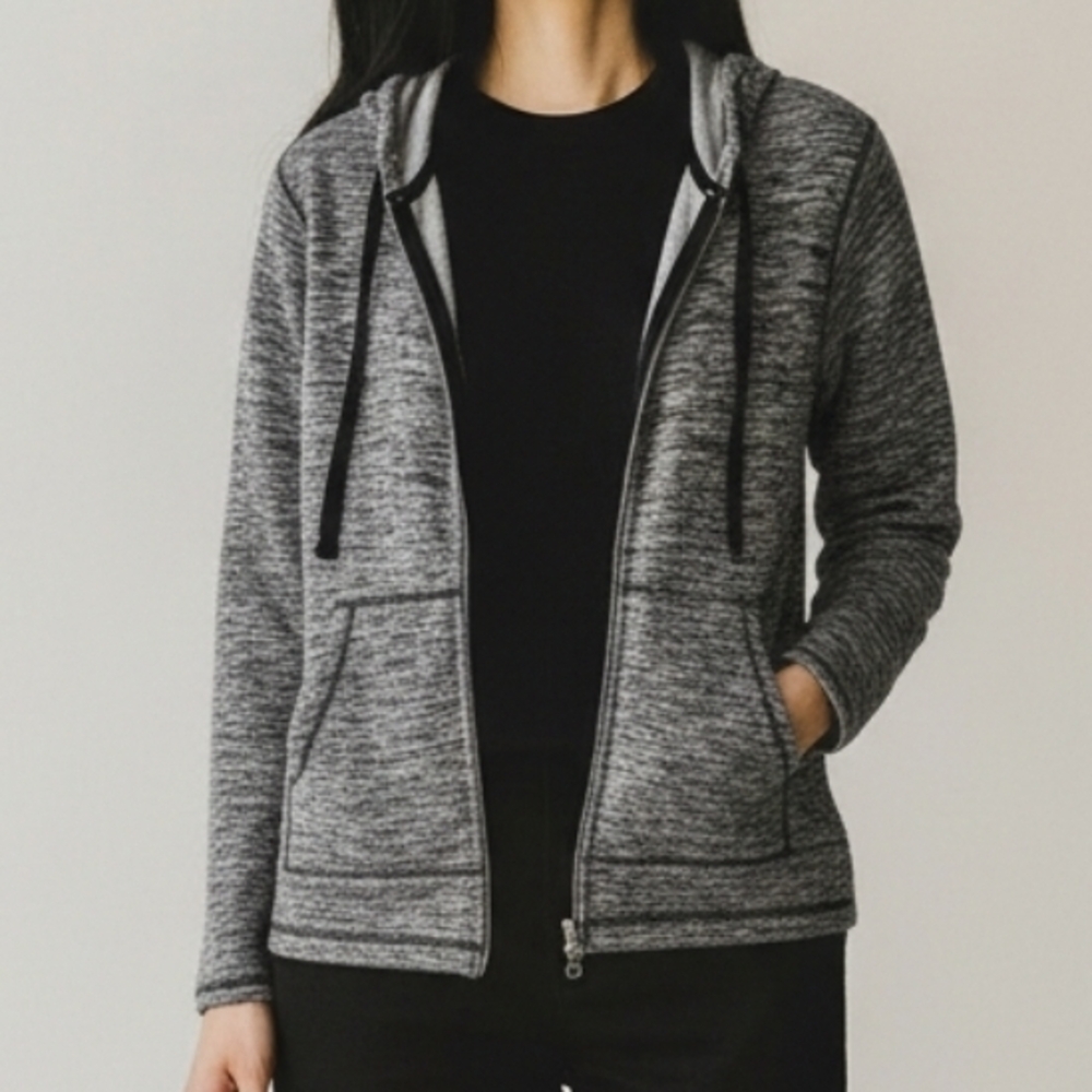 Silver Jeans Charcoal Zip-Up‎ Hoodie